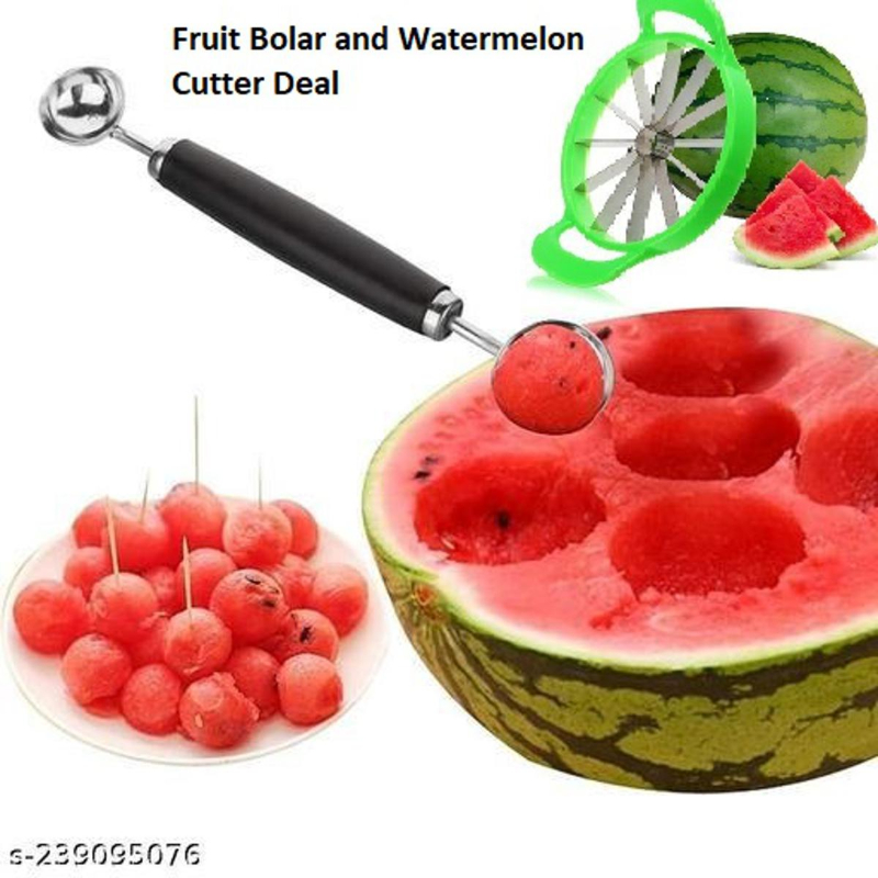 Creative Fruit Baller and Water Melon Slicer - Stainless Steel Blades - Cutter, Slicer