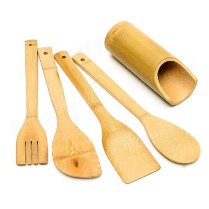 Wooden Spoon Set 4Pcs Premium Quality