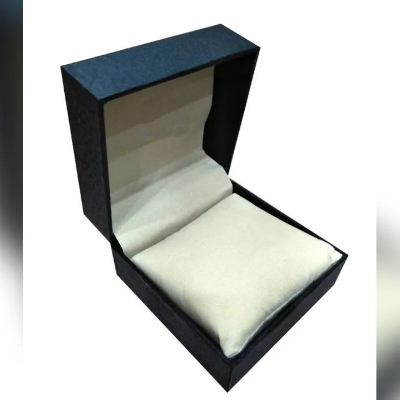 Pack of 3pcs - Gift Watch Box Black Plain Storage Heavy