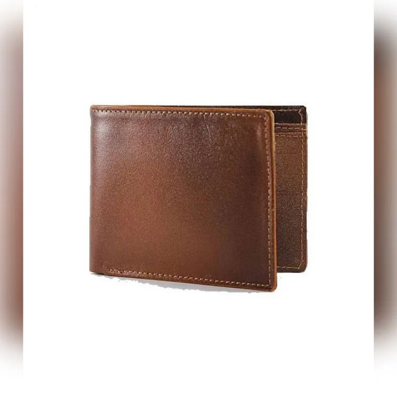 Original Pure Leather Wallet For Men Brown