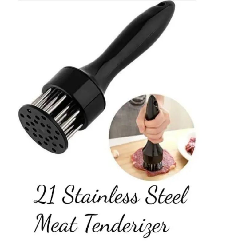 Stainless Steel Needles Professional Meat Tenderizer - Steak, Beef, Chicken, Poultry and Fish Cooking Barbeque Tool