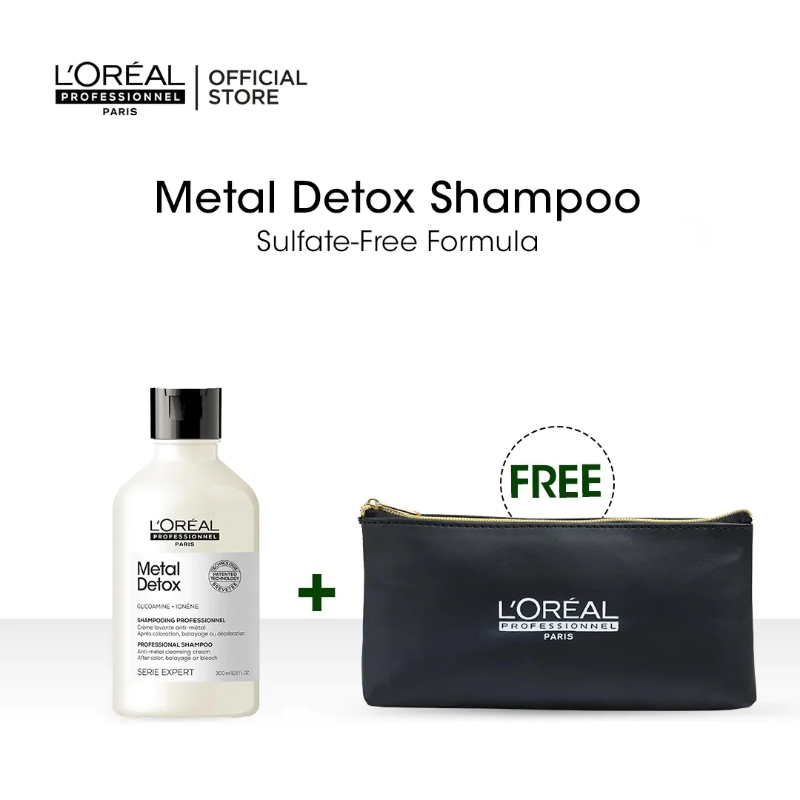 Metal Detox shampoo + Free Branded Pouch
