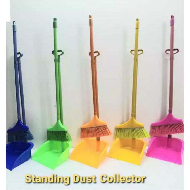 Standing Dust Brush with dustpan