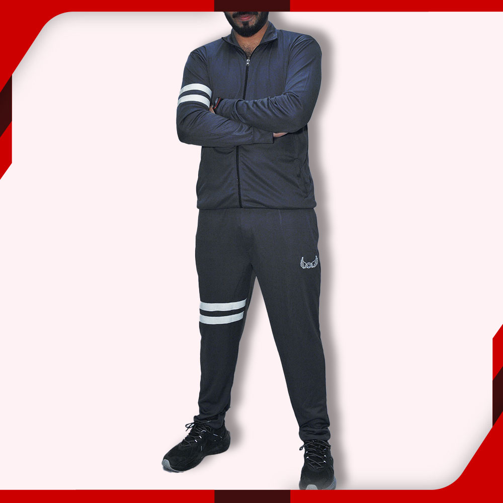 CHARCOAL SPORTS TRACKSUIT FOR MEN