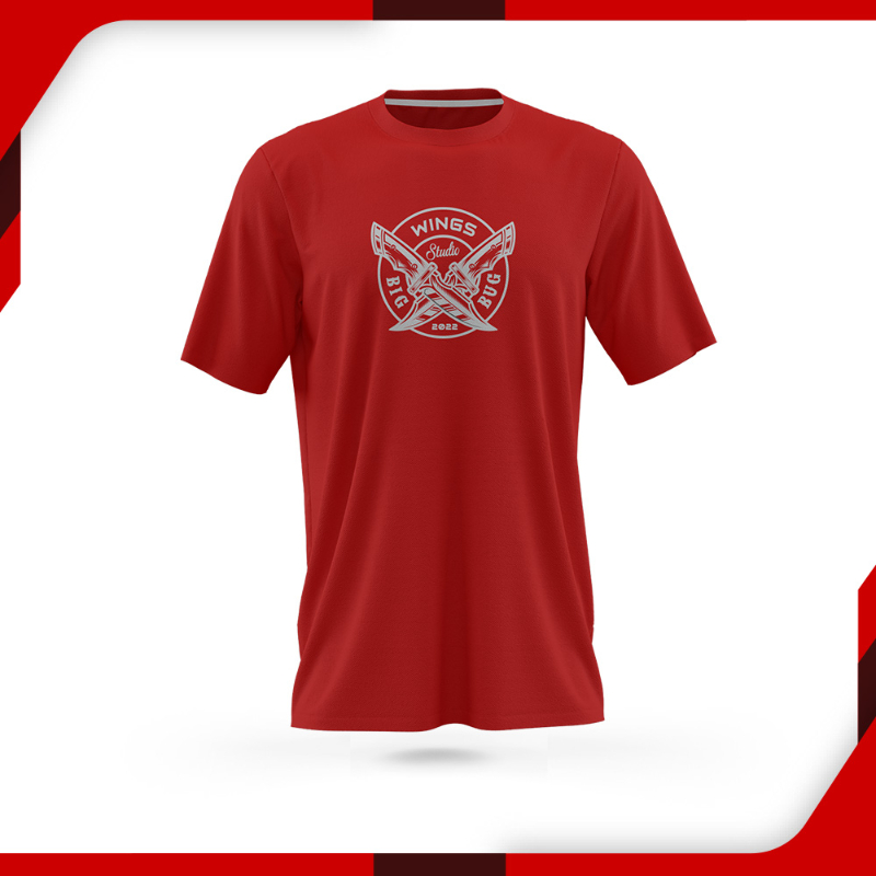 T-Shirt for Men Dagger Red