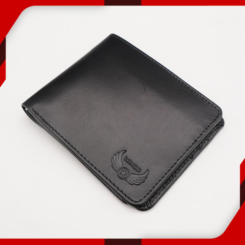Sparkling Black Leather Wallets for Men